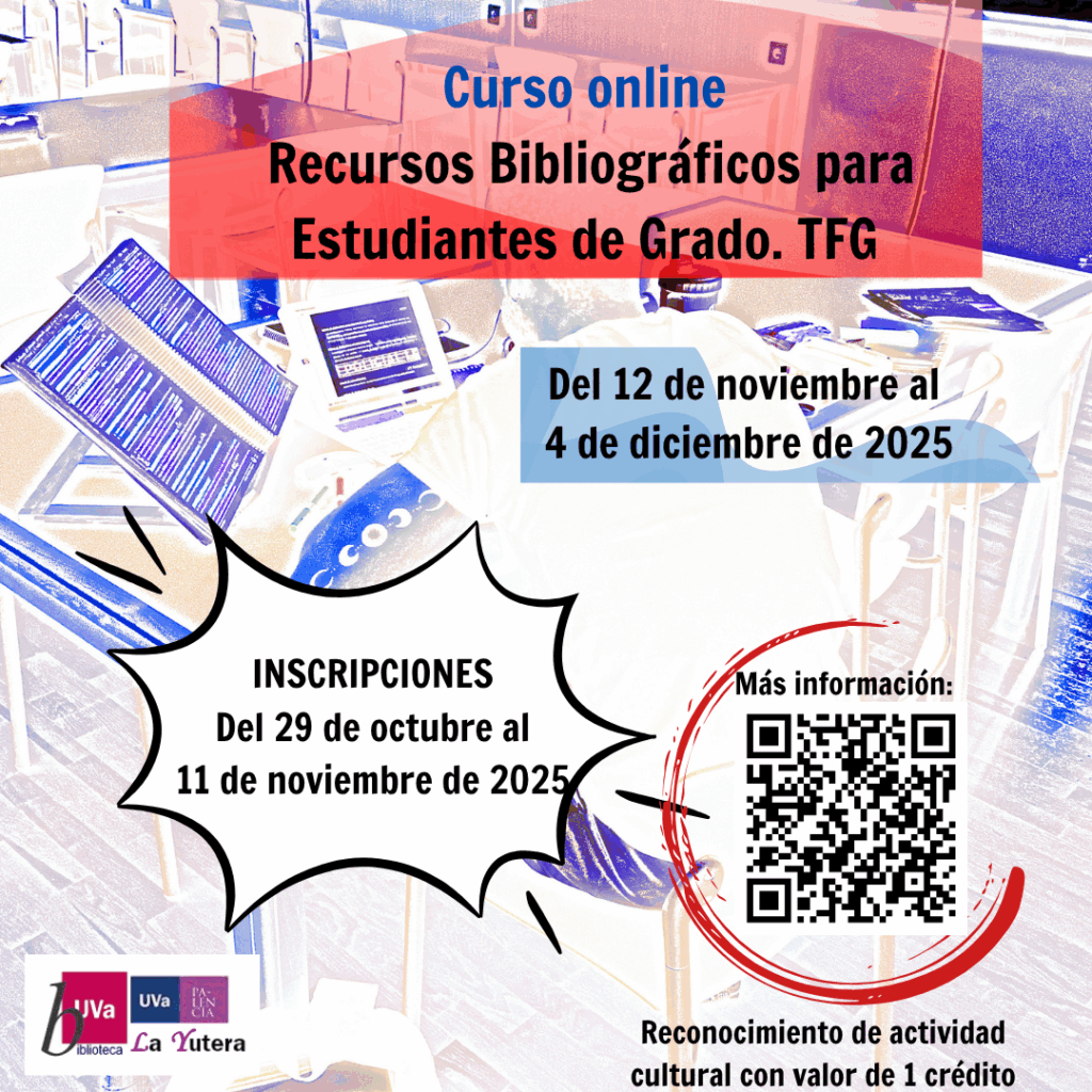 Cartel del curso para estudiantes de grado. TFG