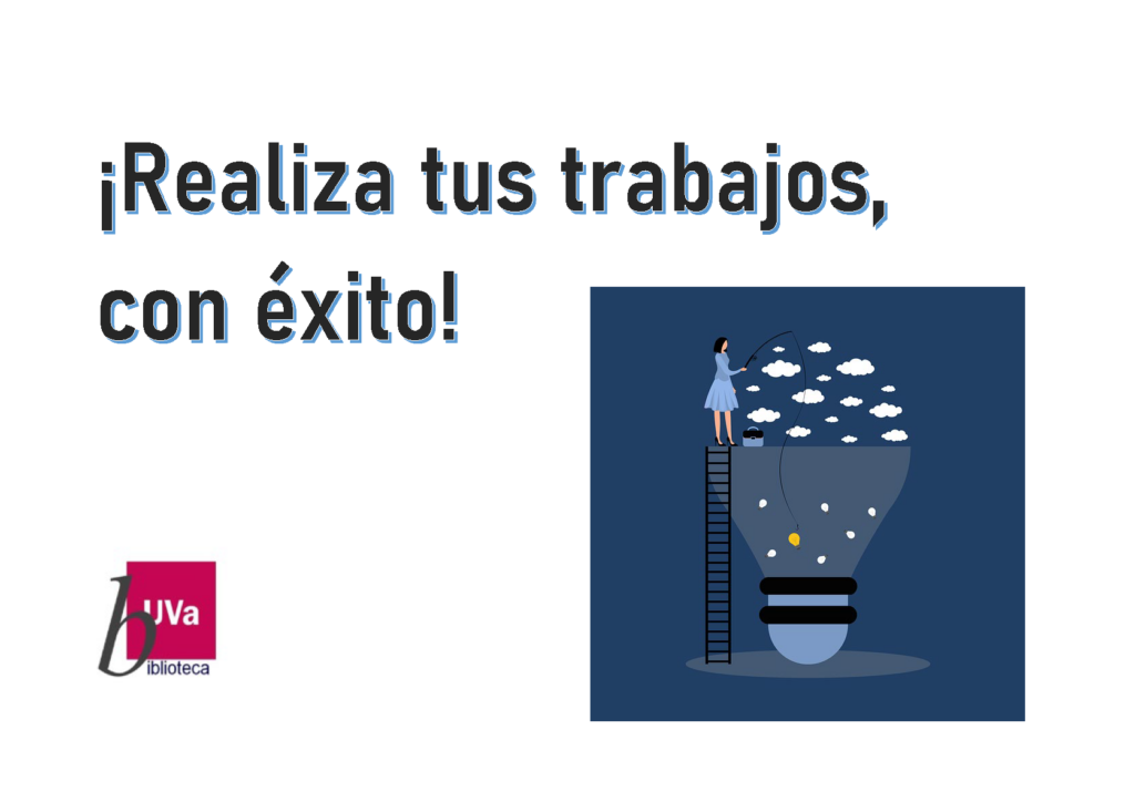 Cartel Realiza tus trabajos con éxito