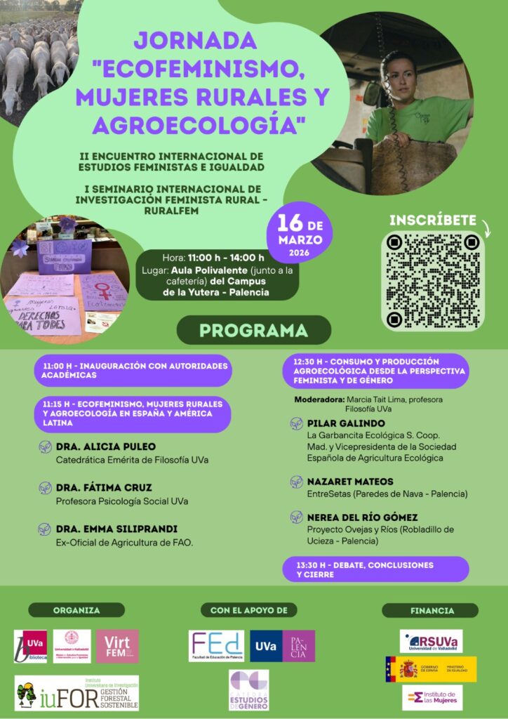Programa de Jornada Ecofeminismo, Mujeres Rurales y Agroecología"